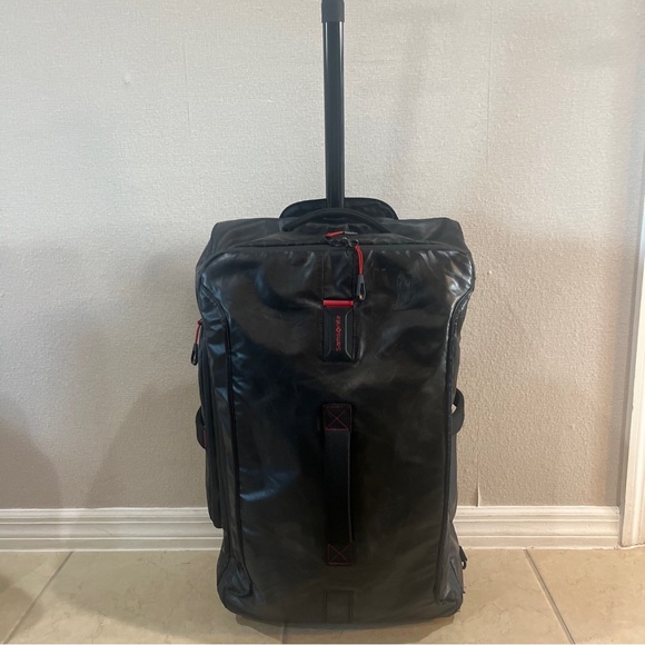 Samsonite Paradiver Ecodiver Light Roll Wheeled Carry On Eco Duffle Bag Black